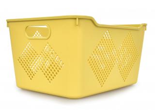 33,7 cm perforovaný úložný box žlutý