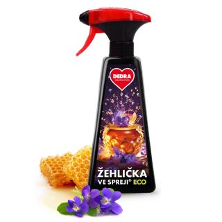 ECO žehlička ve spreji® VIOLETS IN HONEY na vyrovnání skladů a záhybů na oblečení 500 ml