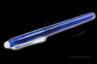 GUMOVATELNÉ, kuličkové pero modré