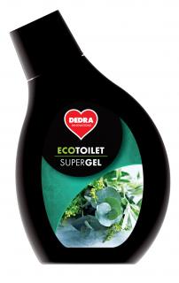 Intenzivní EKO čistič na toalety, bidety a pisoáry ECOTOILET SUPER GEL, 500 ml eukalyptus/větrová