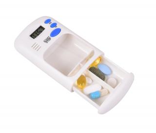 Lékárník/Lékovník s alarmem, zásobník na léky 5 cm x 8 cm