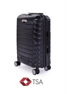 Multifunkční výklopný kabinový kufr PILOT FC METROPOLAIR, TSA zámek, černý 35 x 20 x 55 cm