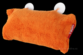 Polštář do vany z, hebkého mikrovlákna jasně oranžový
