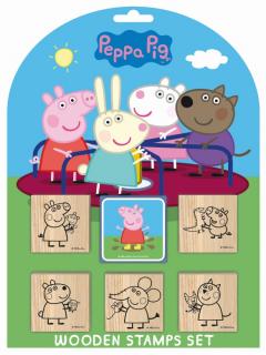JIRI MODELS Dětská razítka 5+1 Motiv: Prasátko Peppa / Peppa Pig