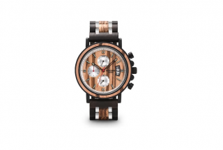 Luxusní pánské dřevěné hodinky QUARTZ TWINTER DARK varianta: 3