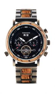Luxusní pánské dřevěné hodinky SPORT Barva: světlá