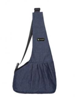 Stylová přepravní taška batoh pro psy nebo kočky Barva: Modrá, Velikost: L
