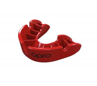 OPRO Bronze Adult chránič zubů red