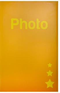 Fotoalbum 400 foto žluté