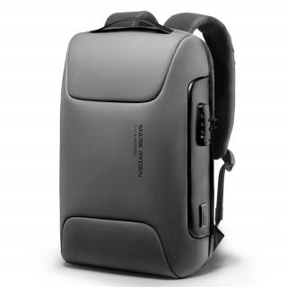 Bezpečnostní batoh se zámkem a USB Mark Ryden Odyssey Grey