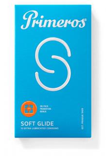 Primeros Soft Glide - extra lubrikované kondomy (12 ks)