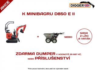 Minibagr Digger D850 E II