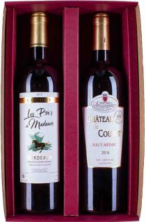 Duo hedvábných cuvée z Haut-Médoc | Červené víno jako dárek