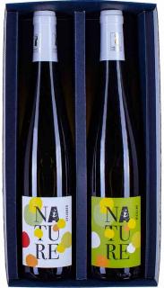 Duo přírodních vín z Alsaska | Dárková sada vín | Dárkové balíčky
