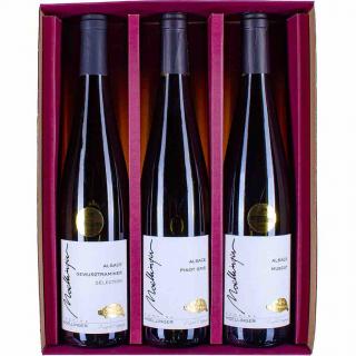 Polosuchá vína z Alsaska | Dárkový balíček s vínem z Francie