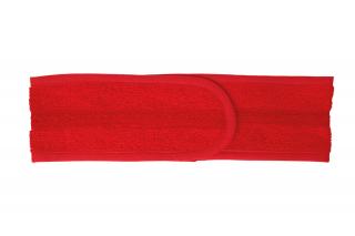 Luxusní červená kosmetická čelenka s krajkou Typ čelenky: Čelenka Addicted to Red (světlejší krajka)