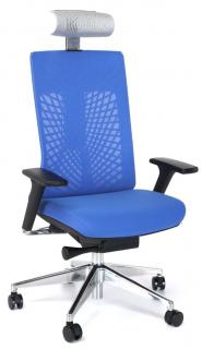 Kancelářská židle Aurora - modrá  + doprava ZDARMA