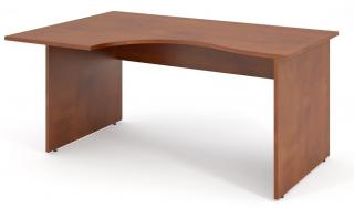 Kancelářský stůl Impress 160x90 cm - levý Barva: Tmavý ořech