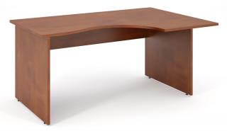 Kancelářský stůl Impress 160x90 cm - pravý Barva: Tmavý ořech