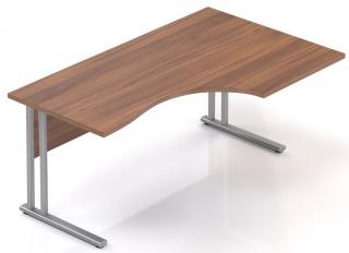 Kancelářský stůl Visio K 160x70/100 cm pravý  + doprava ZDARMA Barva: Ořech