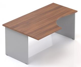 Kancelářský stůl Visio LUX 160x70/100 cm levý  + doprava ZDARMA Barva: Ořech