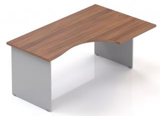 Kancelářský stůl Visio LUX 160x70/100 cm pravý  + doprava ZDARMA Barva: Ořech