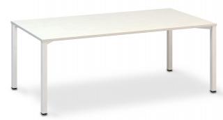 Konferenční stůl Pro Office 100x200x74,2 cm Barva: Bílá