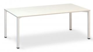 Konferenční stůl Pro Office 120x200x74,2 cm Barva: Bílá