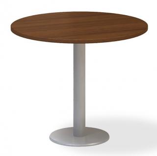 Konferenční stůl Pro Office průměr 90x74,2 cm Barva: Ořech