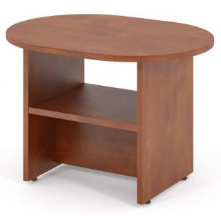 Oválný konferenční stůl Impress 80x60 cm Barva: Tmavý ořech
