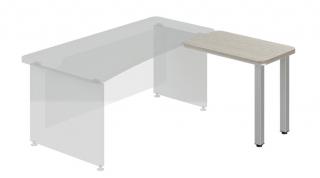 Přístavný stůl Top Office 90 x 55 cm pravý Barva: Driftwood