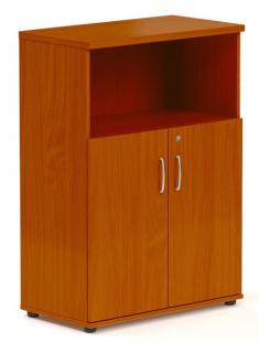 Střední skříň Visio 80x38,5x113 cm Barva: Třešeň