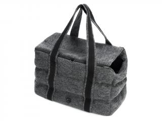 Cestovní taška pro psy Cloud7 Bergamo wool šedá Velikost: M - do 8 kg