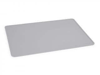 Silikonová podložka pod misku pro kočky MiaCara Tova šedá 50 x 35 x 0,4 cm