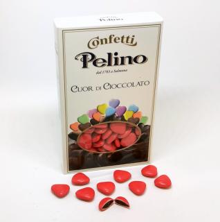 Čokoládová srdíčka červená Balení: 300 g