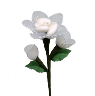 Květina se závojem a poupátky Rametto Sposa - AVOLA Barva: Sněhově bílá T06