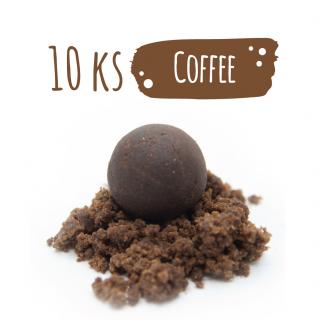 10 ks kávových Happy Pops BÍLÁ čokoláda + barevný posyp