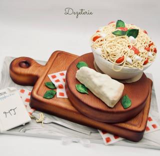 3D dort - Italská večeře 15 porcí