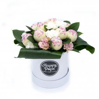 ❤︎ Zapichovaná kytice s živými květy  SMOOTHIE  Coffee