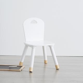 Dětská židle MRÁČEK - bílá