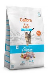 Calibra Cat Life Adult Chicken 6kg (Kompletní superprémiové suché krmivo pro dospělé kočky. Kuřecí bez pšenice s vysokým obsahem masa, a to včetně čerstvého masa pro výraznou chutnost granulí.)