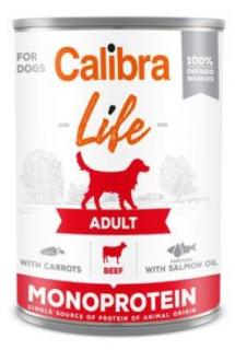 Calibra Dog Life  konz.Adult Beef with carrots 400g