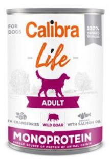 Calibra Dog Life  konz.Adult Wild boar with cran. 400g