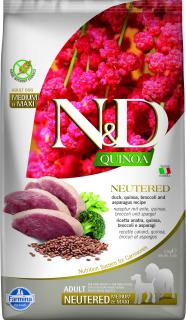 !!! DO VYPRODÁNÍ ZÁSOB!!! N&amp;D Quinoa DOG Neutered Duck&amp;Broccoli&amp;Asp. 2,5kg, !!! EXPIRACE 31.03.2024 !!! (!!! EXPIRACE 31.03.2024 !!! JENOM DO VYPRODÁNÍA ZÁSOB )