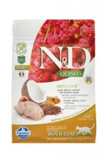 N&amp;D GF Quinoa CAT Skin&amp;Coat Quail &amp; Coconut 300g