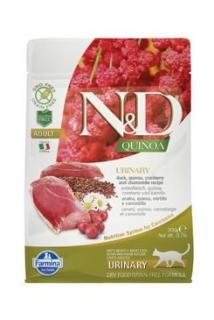 N&amp;D GF Quinoa CAT Urinary Duck &amp; Cranberry 300g