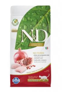 N&amp;D PRIME CAT Neutered Chicken&amp;Pomegranate 10kg