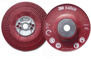 3M™ Vroubkovaná Podložka Pod Vulkanfíbrové Disky, Červená, 125 mm, PN64861
