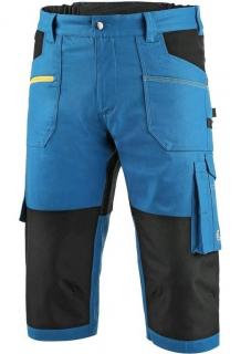 KALHOTY 3/4 CXS STRETCH, PÁNSKÉ, STŘEDNĚ MODRÉ-ČERNÉ Velikost: 56