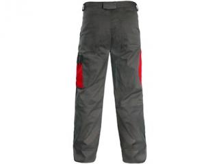 Kalhoty CXS PHOENIX CEFEUS, šedo-červená Velikost: 50